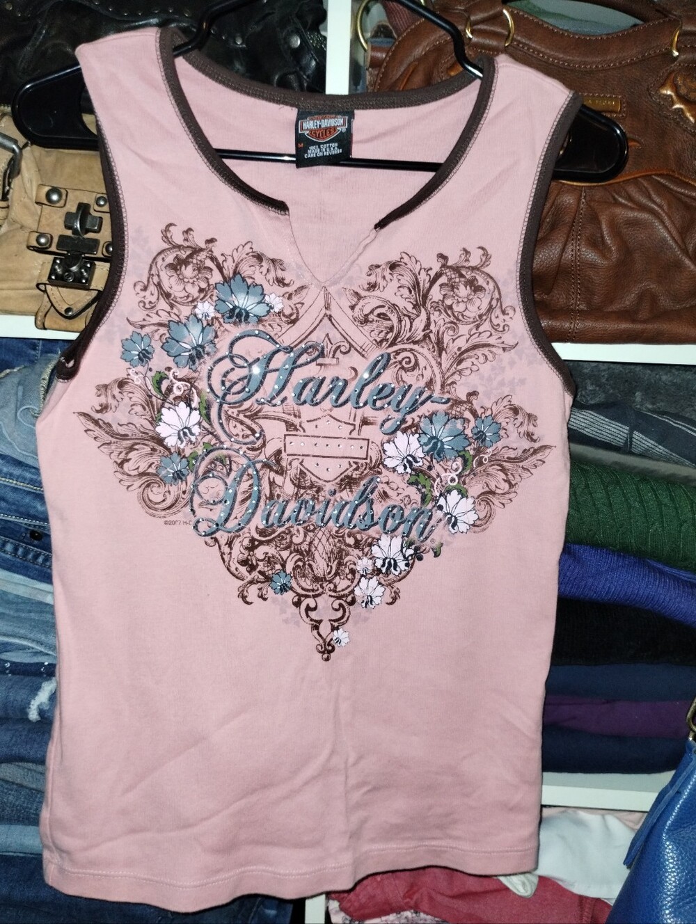 Harley Davidson Vintage Sleeveless Tee Size Medium